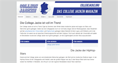 Desktop Screenshot of collegejacke.org